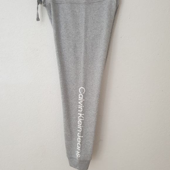 Calvin Klein Women's Jumbo Logo Jogger Pants Beige Size XL main image 1